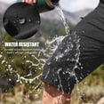 thumbnail image 6 of liyiyiyia Men's Cargo Shorts Quick Dry Hiking Pants Capris Lightweight Outdoor Pants with Multi Pockets, 6 of 9