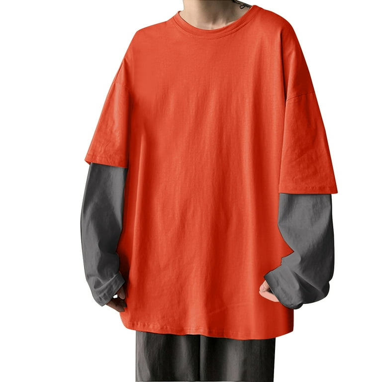 walmart orange long sleeve shirt