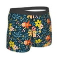 thumbnail image 3 of Naloa Blue Floral Print Mens Underwear - Boxers for Men, Classic Briefs for Men, 3 of 9