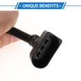 thumbnail image 4 of Unique Bargains 1 Pc Crankshaft Position Sensor for Seat Leon I Hatchback 1.4 1.6 16V 2000-2006 Sturdy Metal Plastic Black Engine Crank CKP Sensor, 4 of 6