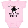 thumbnail image 3 of Inktastic Halloween Bat Frightfully Cute Holiday Boys or Girls Baby Bodysuit, 3 of 5