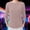 Pink, variant on Womens Tops Glitter Real Sequin One Shoulder Striped Warm Knit Sweater 2Xl Size Going Out Tops For Women Women's Tops Tees & Blouses