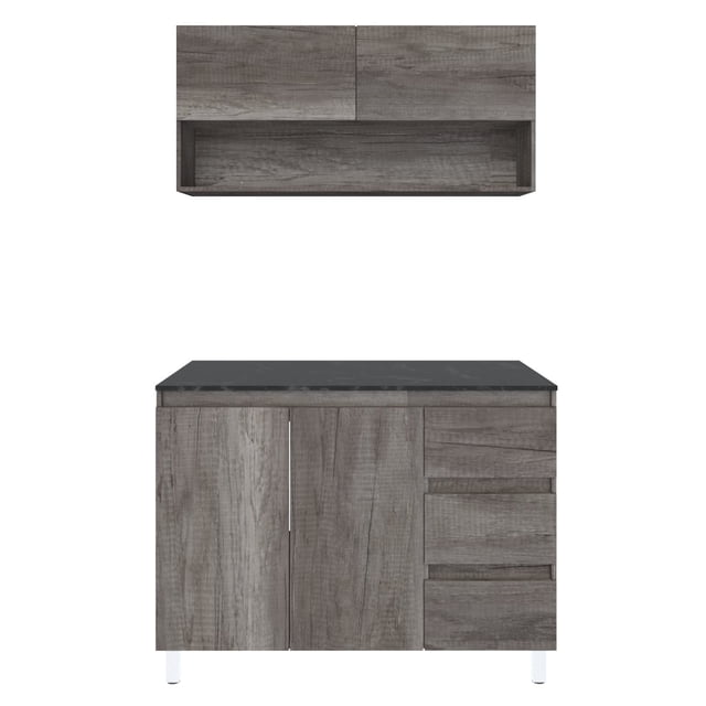 Cocina Integral AZALEA Con Alacena Superior E Inferior
