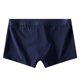 thumbnail image 3 of Ceisia Men's Solid Color Knitted Cotton Boxer Briefs, U-Shaped Pouch High Elasticity Breathable Underwear for Men Dark Blue M Gifts, 3 of 6