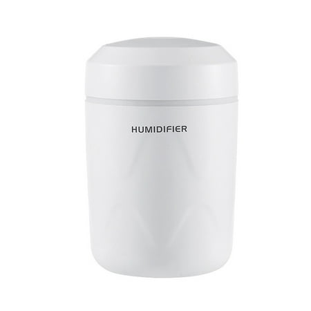 

Air Humidifier 300ml Moisturizing Adjustable Bedside Indoor Diffuser with Night Light Hotel Humidification Mist Maker for Car Pink