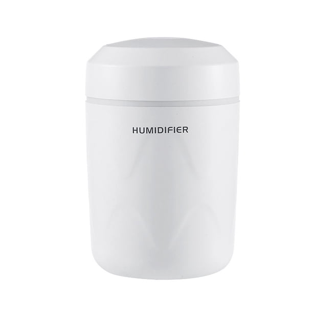 Bewildely Humidificador de aire 300ml Dormitorio Interior Difusor de con luz nocturna Hotel Fogger Humidificación Mist Maker Home White Humidificadores Blanco Bewildely HA064164-01