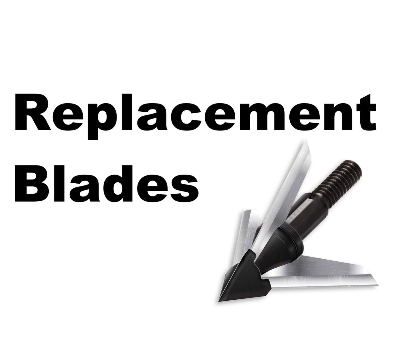 QAD Exodus Replacement Broadhead Blades, 9 Pack, Swept, 100 and 85 Gr