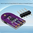 thumbnail image 2 of COOLHOOD CJMCU608 Cryptographic Password Key Storage Random Number Generator Signatures Encryption Decryption Module ATECC608A, 2 of 2