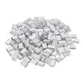 thumbnail image 1 of 200Pcs Aluminum Crimping Loop Sleeve for 5/32" Diameter Wire Rope, Double Ferrule Wire Rope Sleeve for Cable Line End, 1 of 6