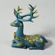 thumbnail image 2 of Estatua de ciervo, estante nórdico, mueble para vinos, estantería, estantería, decoración para coche, regalo Azul, 2 of 6