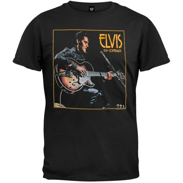 Rang Gedeeltelijk Haringen Elvis Presley - 68 Comeback T-Shirt - Small - Walmart.com