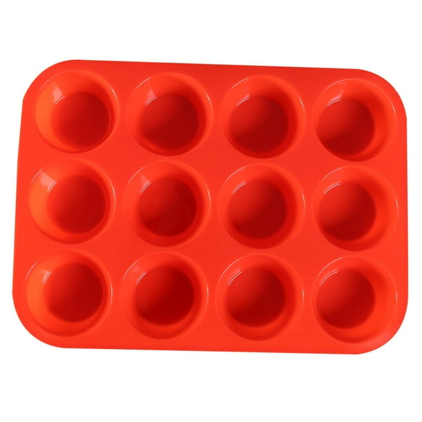 Moldes de silicona cubiertos de chocolate, juego de 24 tazas de moldes de galletas de chocolate para hornear, moldes redondos de silicona para galletas de sándwich, magdalenas, magdalenas, pudín