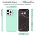 thumbnail image 2 of Apple iPhone 16 Pro Max Shockproof Silicone Case, Rugged Soft Gel Rubber Cover, Ultra Slim Anti-Scratch Design with Microfiber Lining, Protective Phone Case for iPhone 16 Pro Max-Cyan, 2 of 7