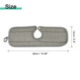 thumbnail image 2 of Uxcell 2pcs Sink Splash Guard,Microfiber Faucet Absorbent Mat Sink Faucet Mat Sink Drip Catcher Grey, 2 of 5