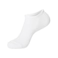 thumbnail image 3 of Hanes Moves Impact Zone Men's No Show Socks Pack, 4-Pair , X-Temp, Moisture Wicking White 6-12, 3 of 4