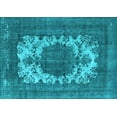 thumbnail image 1 of Ahgly Company Indoor Rectangle Oriental Light Blue Industrial Area Rugs, 2' x 3', 1 of 4