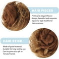 thumbnail image 4 of HEANUJJ 2Pcs Fake Hair Buns Hair Pieces for Updos Assorted Color Hair Volume Extension for Women, 4 of 5