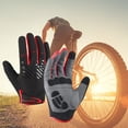 thumbnail image 3 of Guantes de Bicicleta de Equipo de Equitación de Deportes de Bicicleta Rojo L Sunnimix Guantes de bicicleta, 3 of 7