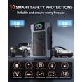 thumbnail image 7 of Geeneu Car Jump Starter - 2500A Battery Jump Box for 12V Vehicles(Up to 9.0L Gas 7.5L Diesel Engines),Portable Power Bank Car Battery Jump Starter with Bright LED Light, 7 of 7