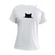 thumbnail image 5 of Tops con hombros descubiertos para mujer, camisa de manga corta, ropa deportiva elegante, ropa, camiseta básica, Tops tipo túnica de verano para ofici Blanco, 5 of 10