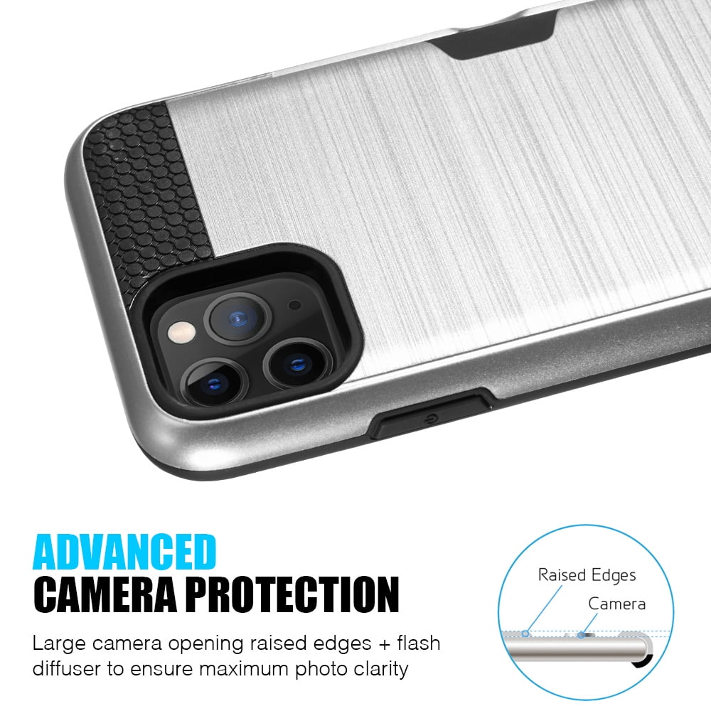 HYBRID CARD TO GO CASE BLACK TPU W/ SILK BACK PLATE FOR for