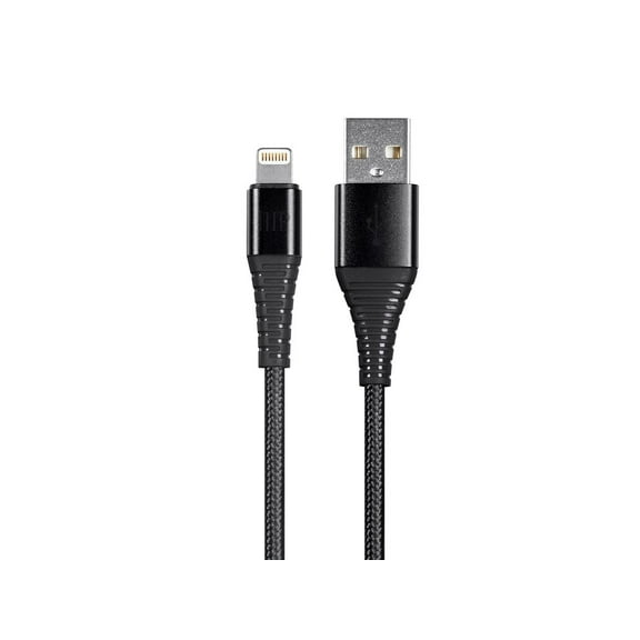 Monoprice AtlasFlex Series Durable MFi Certified Lightning to USB Type-A Charge & Sync  Nylon-Braid