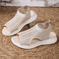 thumbnail image 2 of SACFOF Women's Breathable Orthopedic Sandals Comfortable Walking Tennis Shoes Arch Support Wide Fit Plantar Fasciitis Sport Athletic Hiking Outdoor Active Summer Dressy Soft Mat Diabetic Sandals, 2 of 5