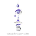 thumbnail image 3 of Turca Evil Amulet Amuleta Puerta Cristal La Ventana Costilización Nave Hecha A Mano Protección Multipropósito Suerte Regalo Azul, 3 of 6