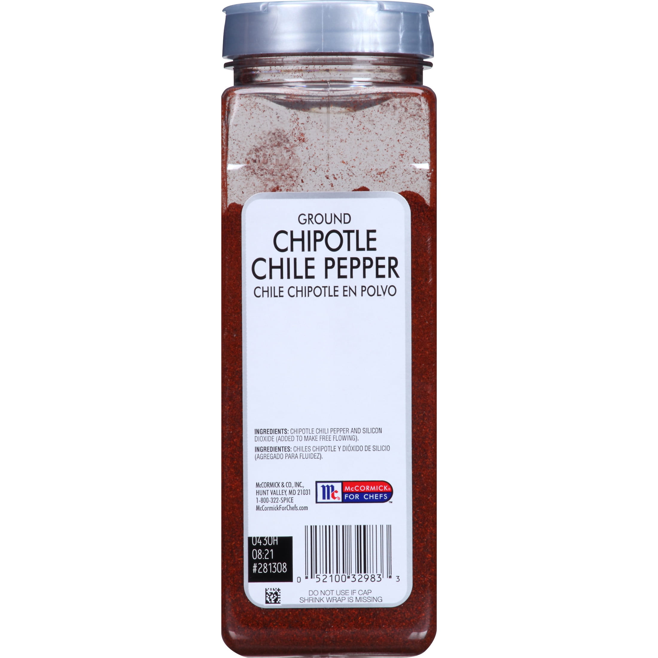 McCormick Culinary Kosher Ground Chipotle Chile Pepper, 1.0 lb Bottle