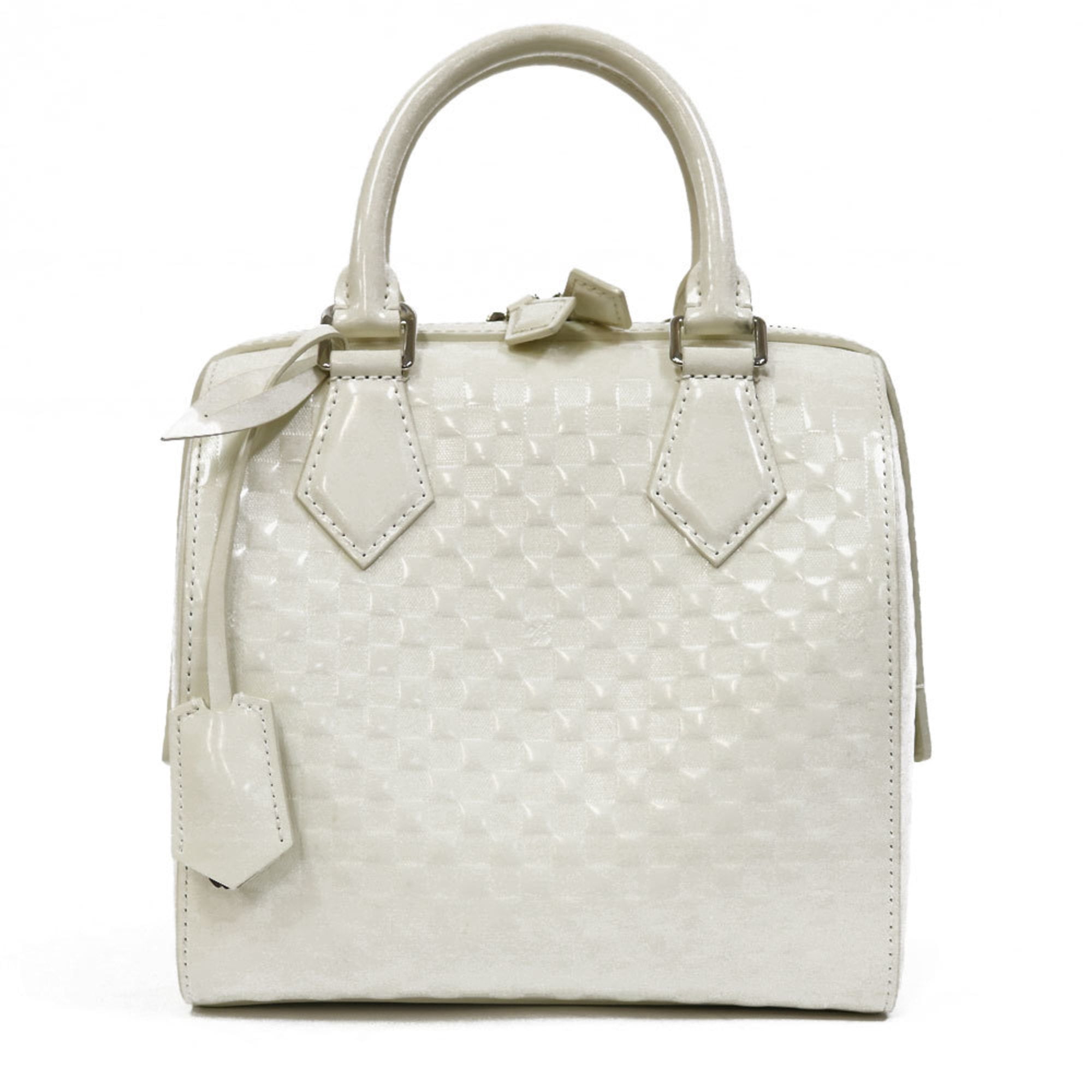 Louis Vuitton - Authenticated Speedy Handbag - Leather White for Women, Very Good Condition
