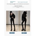 thumbnail image 5 of 2022 New Autumn And Winter Plus Velvet Leggings Women's High Waist Large Size Stretch Pencil Pants Slim Slim 4XL, 5 of 7