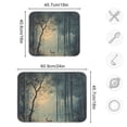thumbnail image 4 of Yayeee Dish Drying Mat for Kitchen Counter 16"x18" Microfiber Absorbent Pad, Retro Forest, 4 of 7