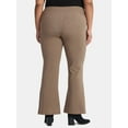 thumbnail image 3 of Terra & Sky Women's Plus Size Flare Legging, Sizes 0X-4X, 3 of 5