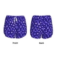 thumbnail image 3 of KLL Beautiful Purple Snowflakes Pattern Shorts Women,Athletic Shorts High Waisted Running Shorts Pocket Sporty Short Gym Elastic Workout Shorts-XX-Large, 3 of 7