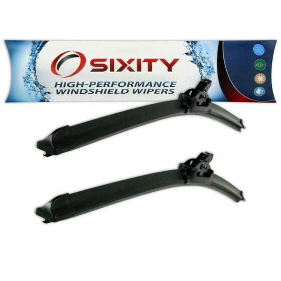 Sixity Auto XTS Frameless Front Windshield Wiper Blades compatible with Cadillac SRX