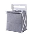 thumbnail image 1 of Wall Mounted Laundry Organizer Bag Foldable Washable Laundry Basket Home Clothes Storage Hamper, 1 of 6