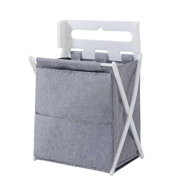 Enowise Yl Wall Mounted Laundry Organizer Bag Foldable Washable Basket Home Clothes Storage Hamper Com - Wall Hung Laundry Baskets