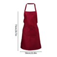 thumbnail image 5 of RUIQPGRT Sales Today Clearance Cooking Kitchen Apron with Pocket Check Chef Apron Dress for Women Men Adults for Baking Restaurant Tool Home and Kitchen, 5 of 9