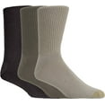 thumbnail image 2 of Gold Toe Men's Fluffies Crew Socks, 3 Pack, 2 of 2