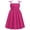 Hot Pink, variant on Arshiner Girls Summer Dress Maxi Spaghetti Strap Ruched Flowy Beach Boho Casual Teen Girl Sundress
