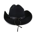 thumbnail image 3 of Cody James Boys' Sidekick Felt Cowboy Hat - CJ0454BL, 3 of 4