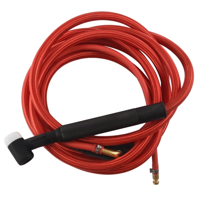 WP17F TIG Torche de Soudage Connecteur Rapide Fils de Câbles de Tuyaux Rouges Intégrés Gaz-Électriques 4M 35-50 Euro Connecteur 13,12 Pi