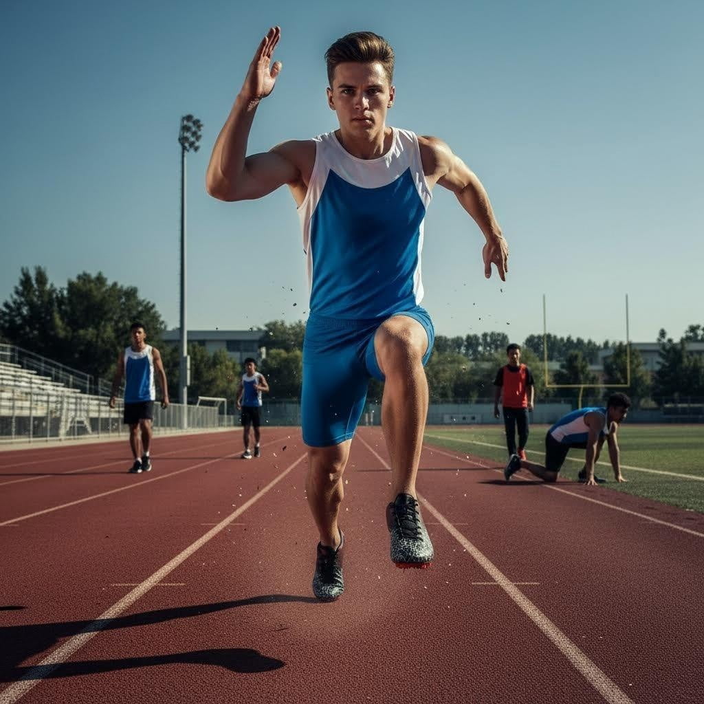 Track Spike Sprint Running Shoes, Lightweight Track and Field Shoes for Men and Women