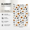 thumbnail image 3 of Haunted Halloween Throw Blanket Soft Throw Blanket for Couch, Bed, Sofa Luxurious Warm and Cozy for All Seasons (Haunted Throw), 3 of 7