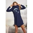 thumbnail image 4 of Oudiya Girls Long Sleeve Nightgowns Soft Print Pajamas Sleepwear Nighties for Kids 4-12, 4 of 8