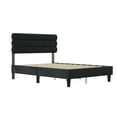 thumbnail image 6 of Miniyam Queen Size Bed Frame with Headboard, No Box Spring, Dark Gray, 6 of 7