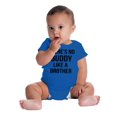 thumbnail image 6 of No Buddy Like a Big Brother Cute Romper Boys or Girls Infant Baby Brisco Brands 12M, 6 of 7