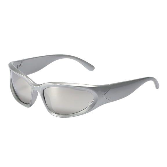 Wrap Around Sunglasses - Men & Women, 2000s Style, Cyber Glasses, UV400 Protection, Sports Shades, Lightweight