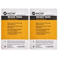thumbnail image 2 of Niche Brake Pad Set for Yamaha YZF600R Semi-Metallic Motorcycle 2 Pack 519-KPA2371D, 2 of 5