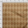 thumbnail image 3 of oneOone Polyester Spandex Brown Fabric Check Argyle Quilting Supplies Print Sewing Fabric By The Yard 56 Inch Wide, 3 of 5